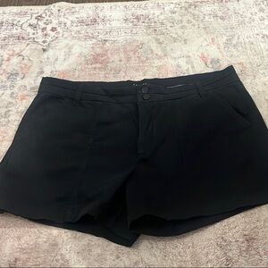 Tinsel Black High Waist Shorts